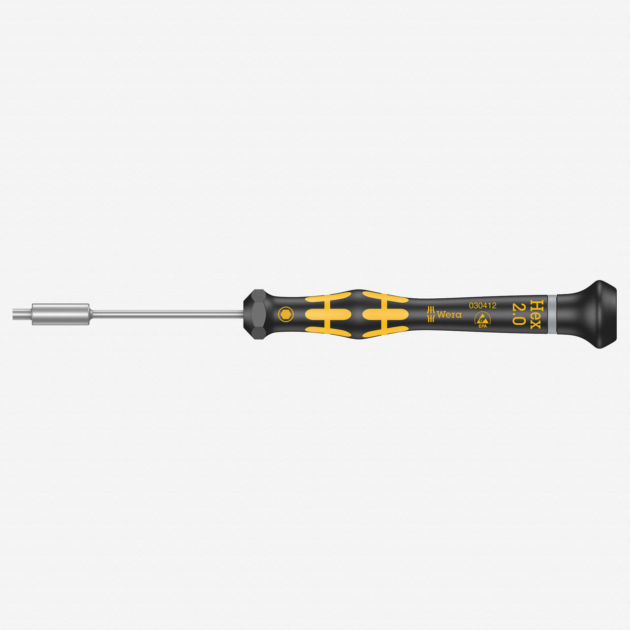 Wera 030412 2 x 60mm ESD Safe Precision Nut Driver - WR030412 - KC Tool