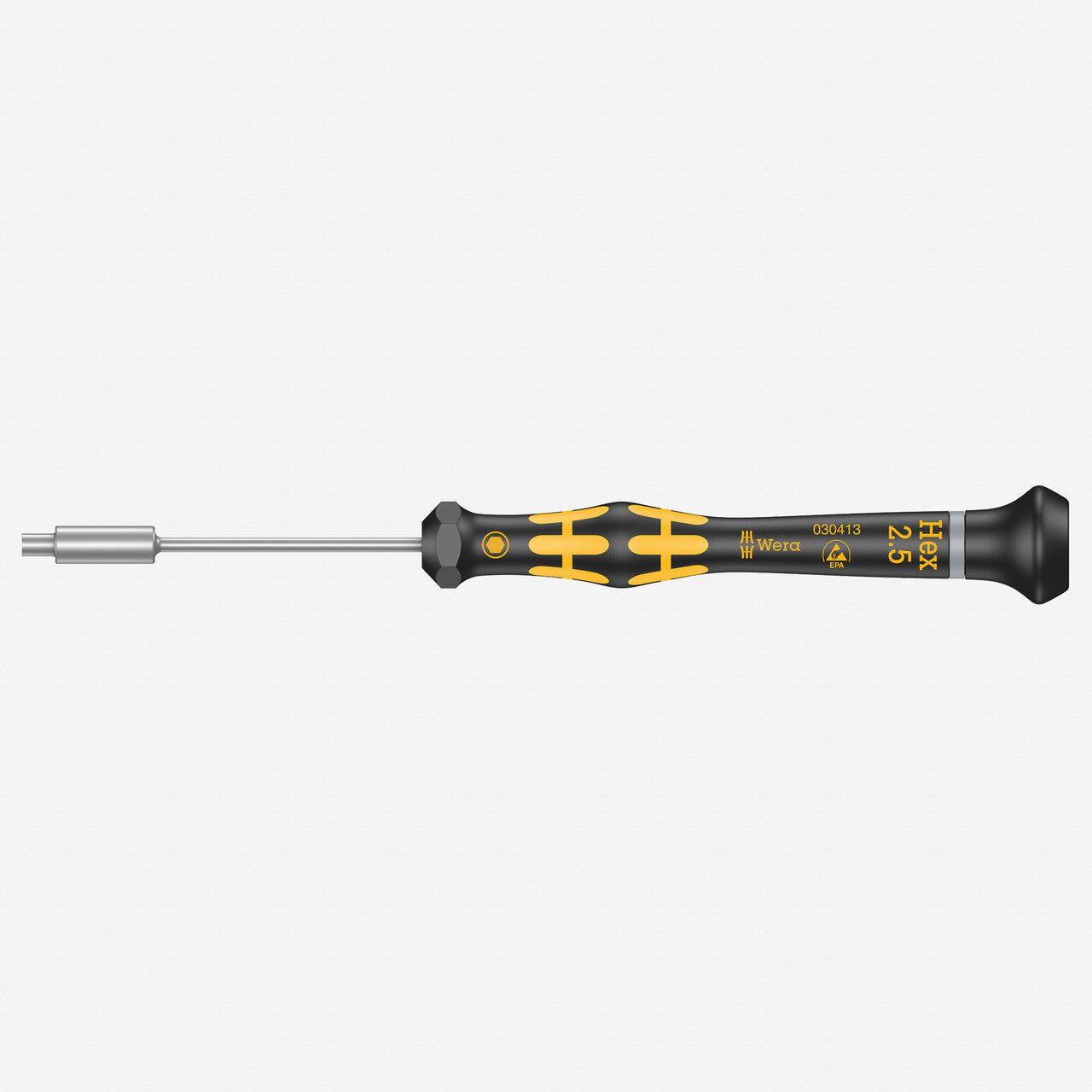 Wera 030413 2.5 x 60mm ESD Safe Precision Nut Driver - WR030413 - KC Tool