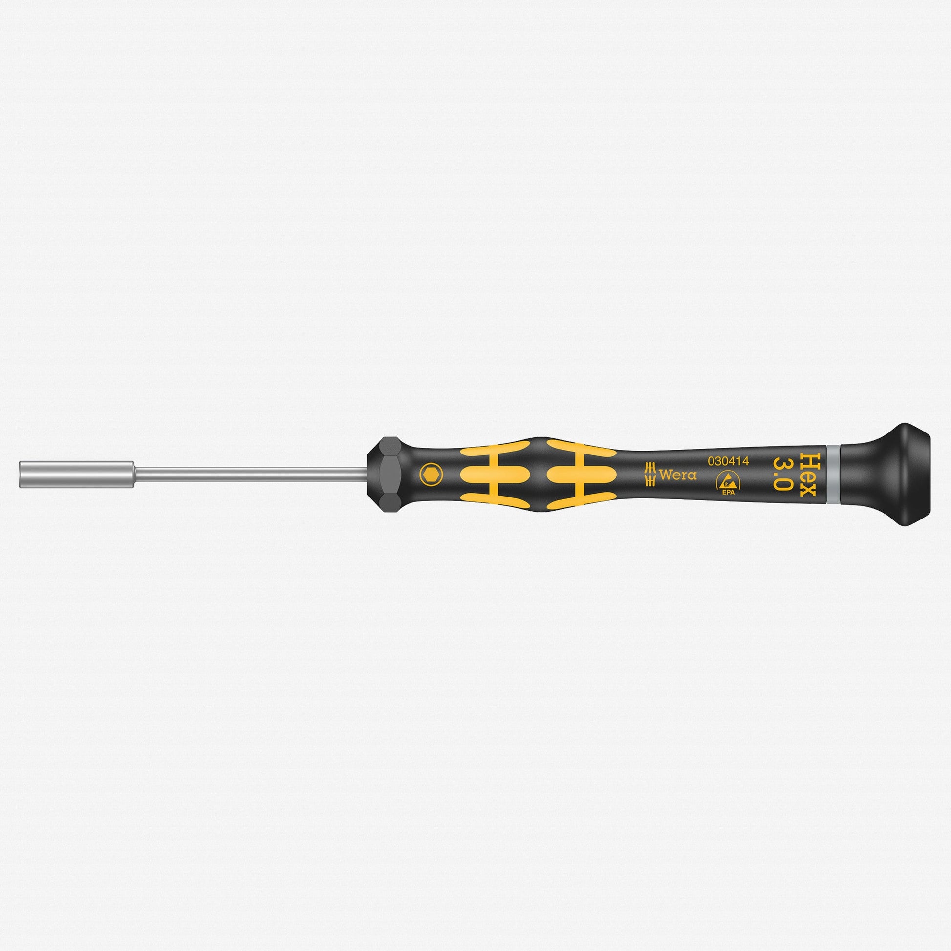 Wera 030414 3 x 60mm ESD Safe Precision Nut Driver - WR030414 - KC Tool