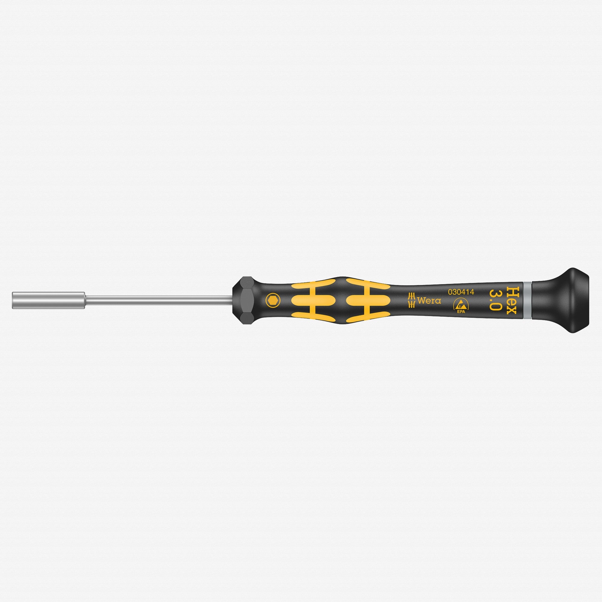 Wera 030414 3 x 60mm ESD Safe Precision Nut Driver - WR030414 - KC Tool