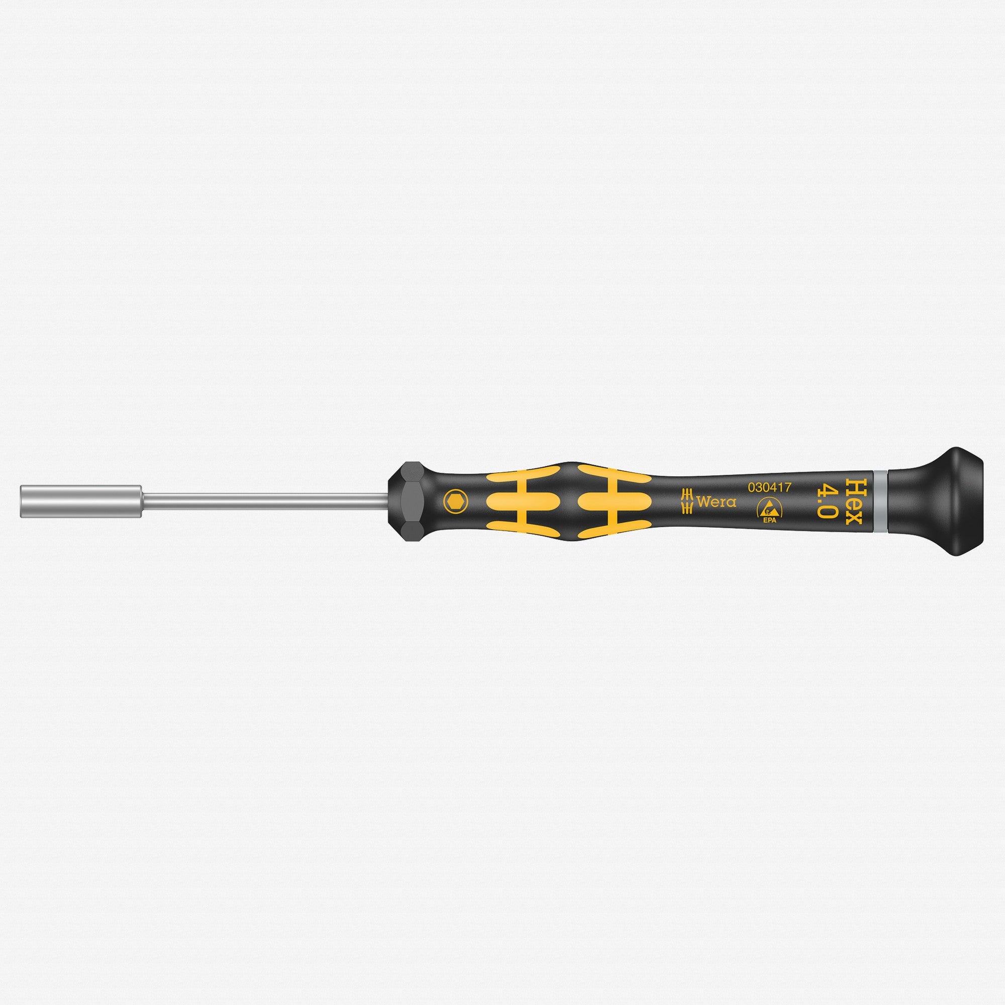 Wera 030417 4 x 60mm ESD Safe Precision Nut Driver - WR030417 - KC Tool