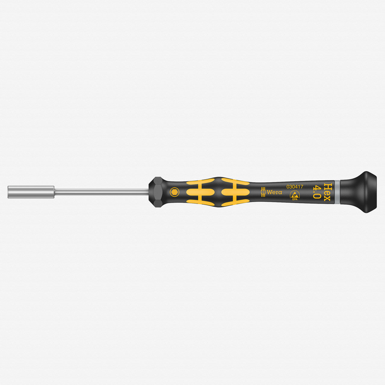 Wera 030417 4 x 60mm ESD Safe Precision Nut Driver - WR030417 - KC Tool