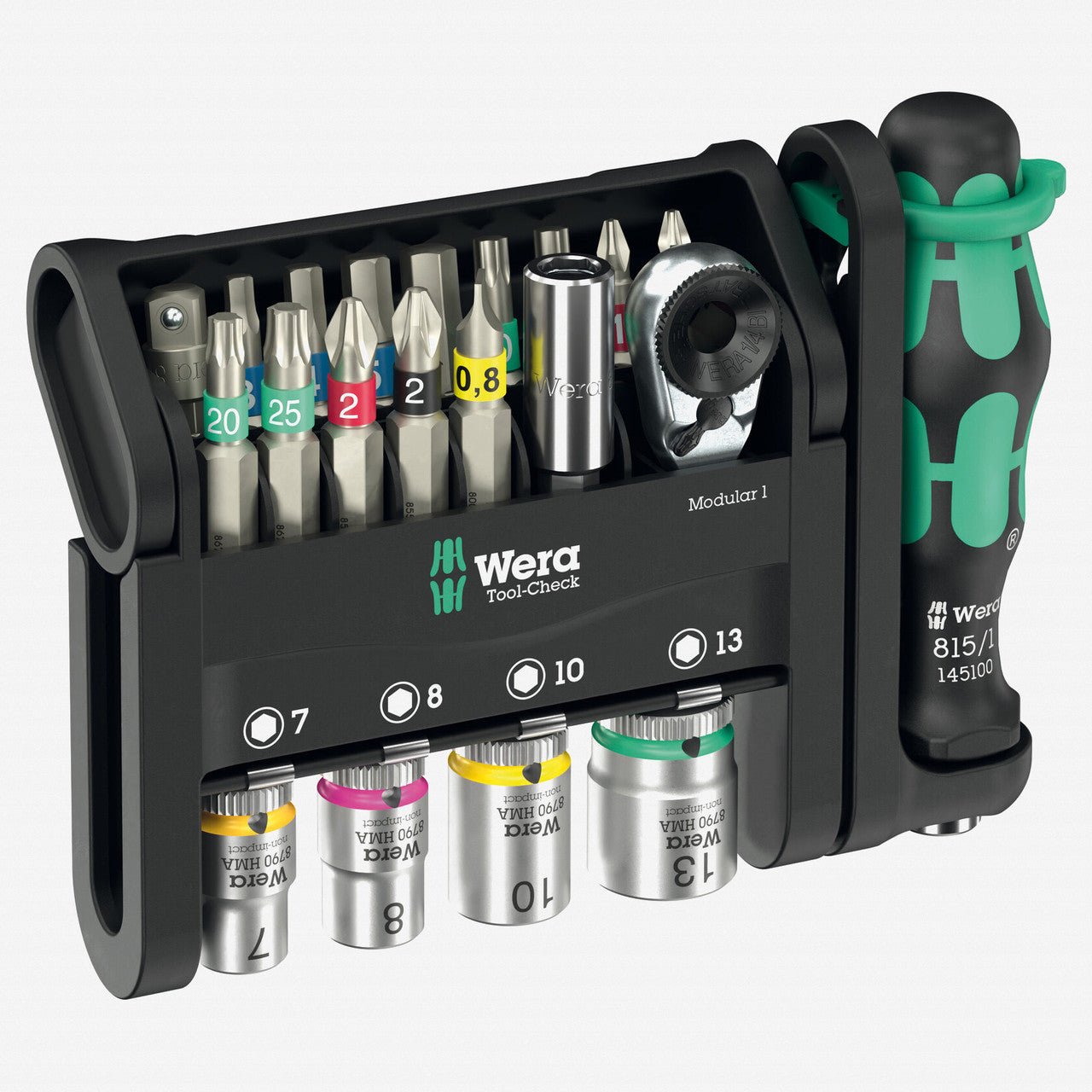 Wera 049000 Tool - Check Modular 1, Metric, 21 Pieces - WR049000 - KC Tool