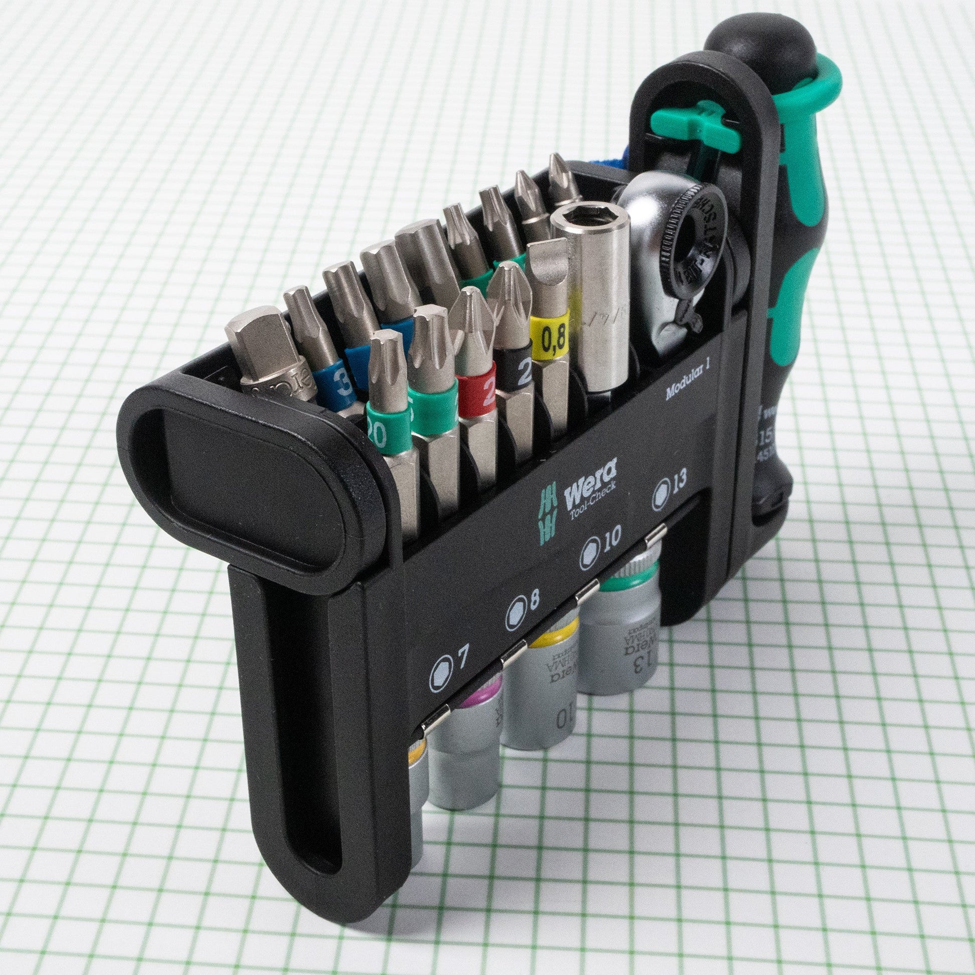 Wera 049000 Tool-Check Modular 1, Metric, 21 Pieces - WR049000 - KC Tool