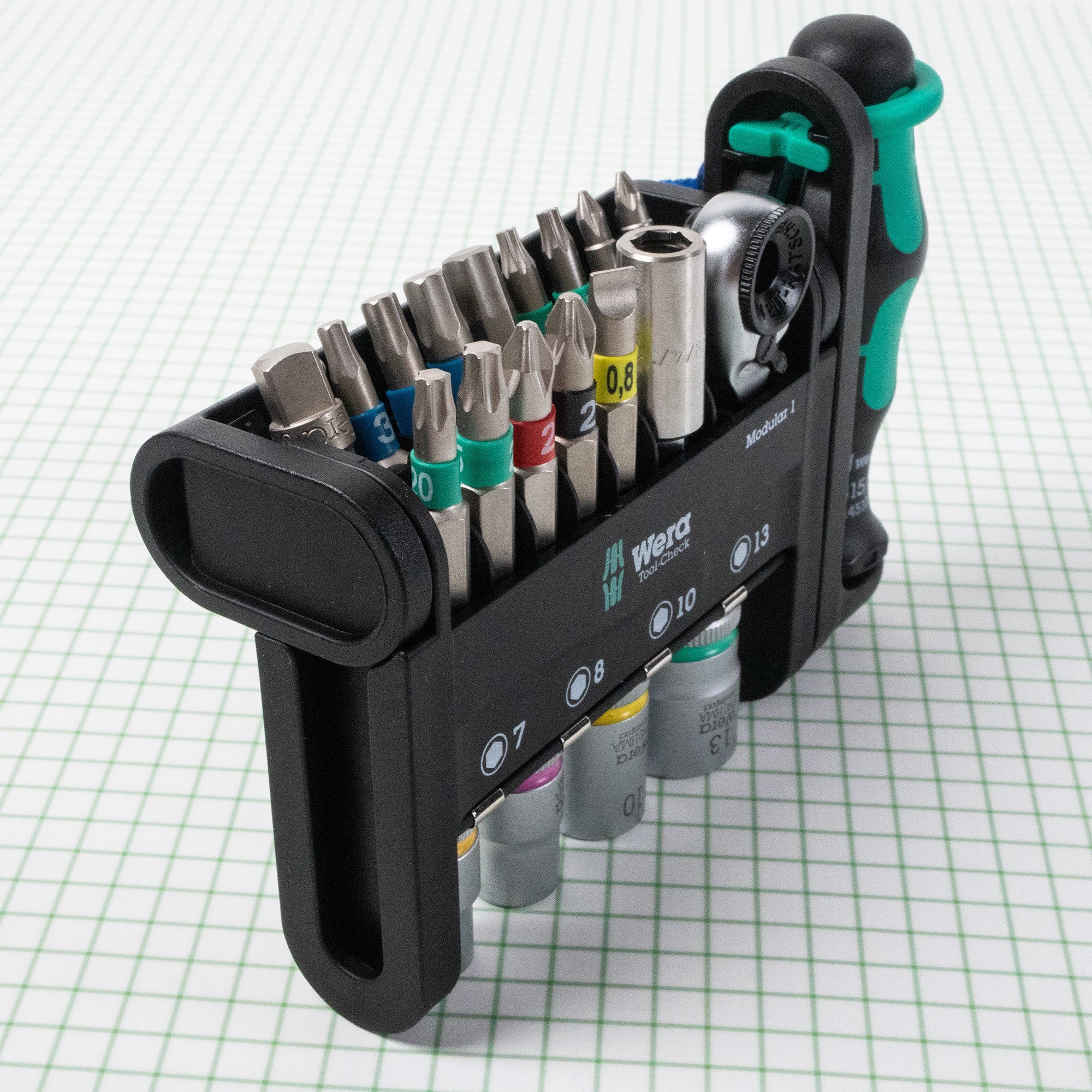 Wera 049000 Tool-Check Modular 1, Metric, 21 Pieces - WR049000 - KC Tool