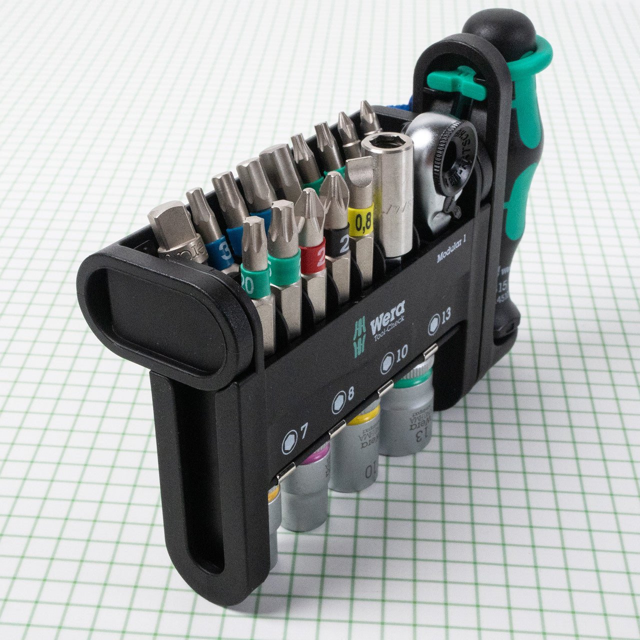 Wera 049000 Tool - Check Modular 1, Metric, 21 Pieces - WR049000 - KC Tool
