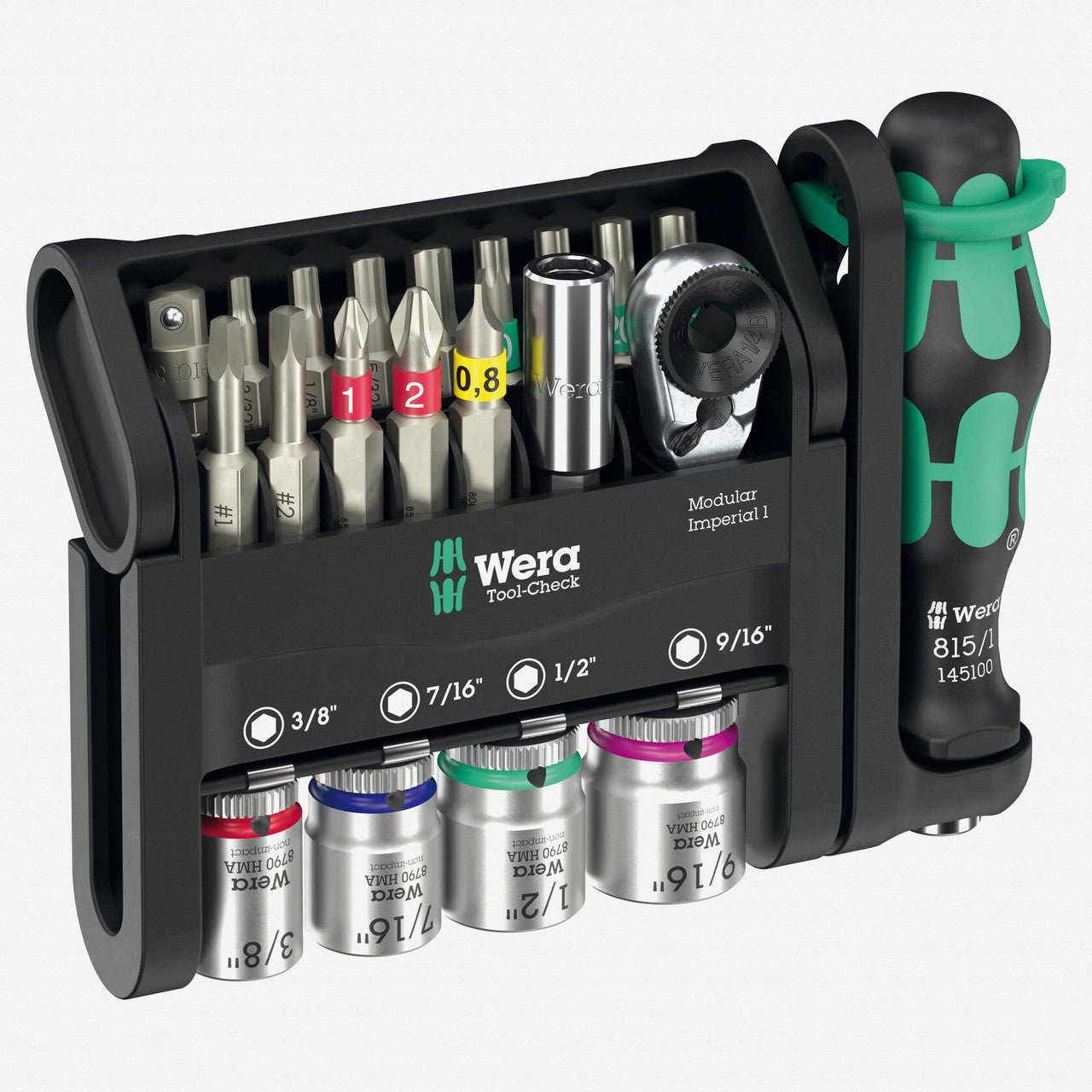 Wera 049001 Tool-Check Modular Imperial 1, 29 Pieces | Wera at KC Tool