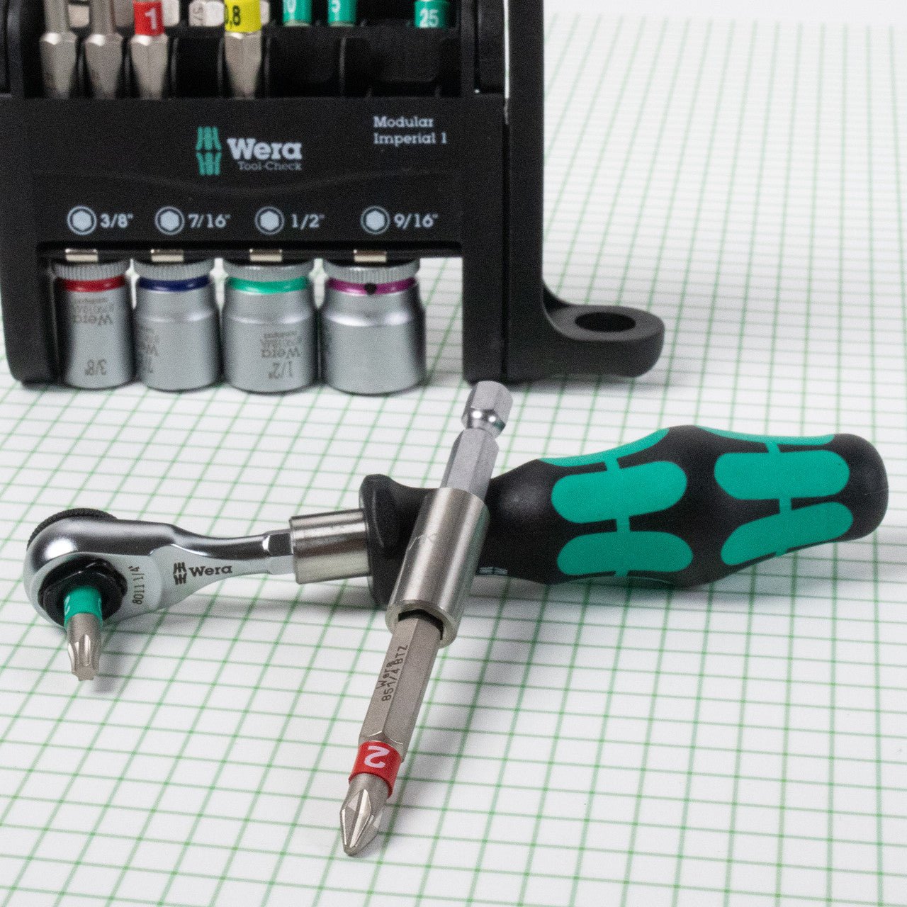 Wera 049001 Tool-Check Modular Imperial 1, 29 Pieces | Wera at KC Tool