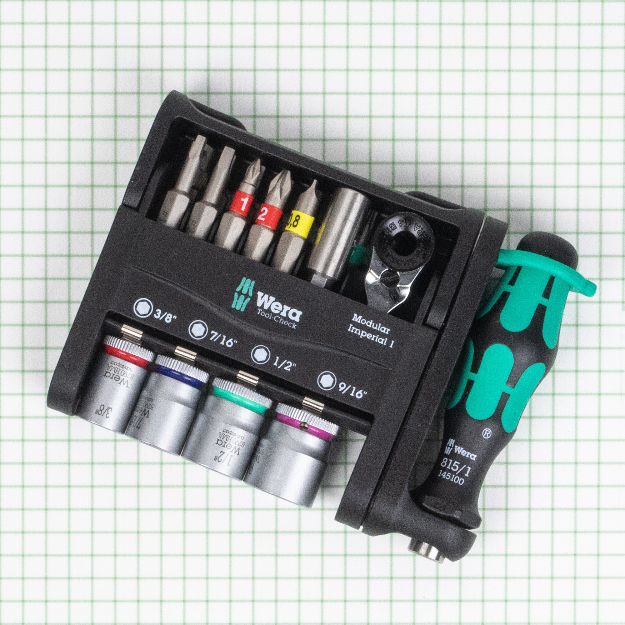 Wera 049001 Tool-Check Modular Imperial 1, 29 Pieces - WR049001 - KC Tool