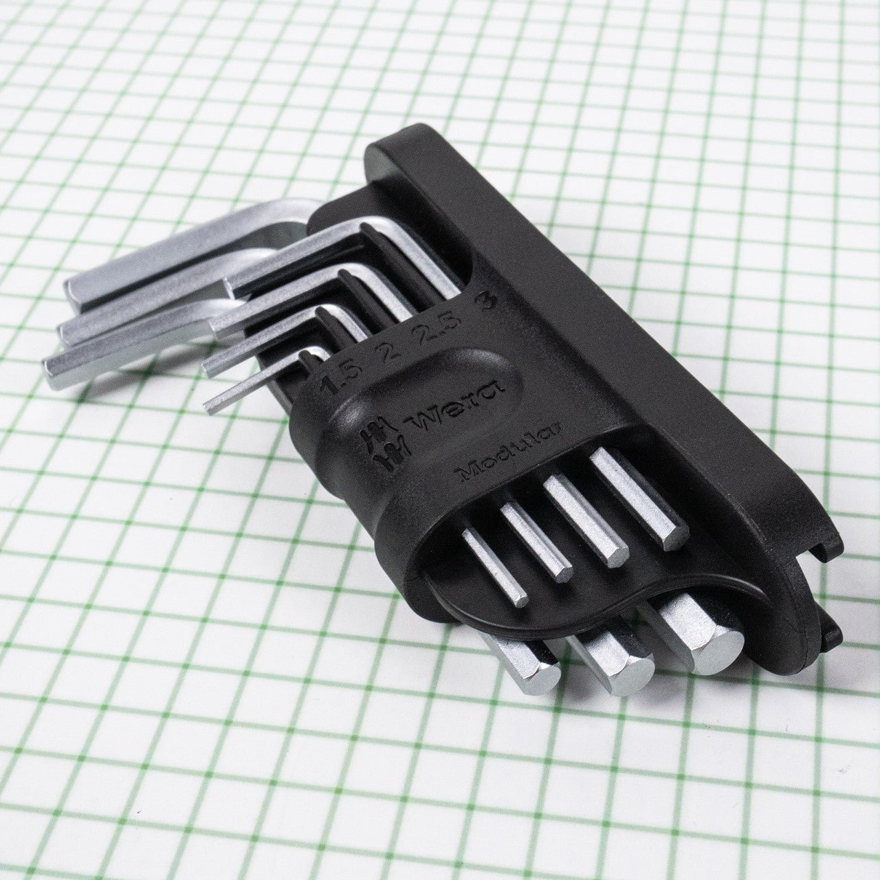 Wera 049003 Tool-Check Modular Hex-Plus L-key Set 1, 8 Pieces