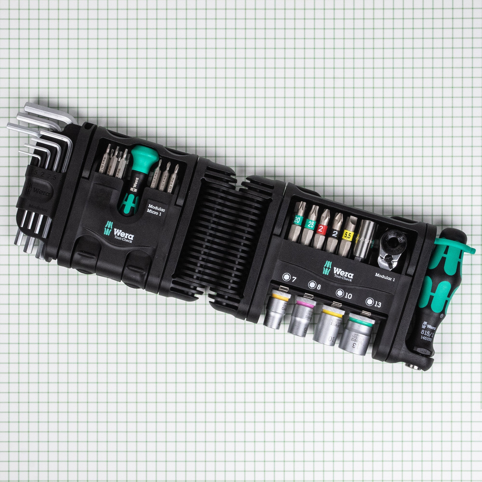 Wera 049020 Tool-Check Modular Set 1, Metric, 51 Pieces - WR049020 - KC Tool