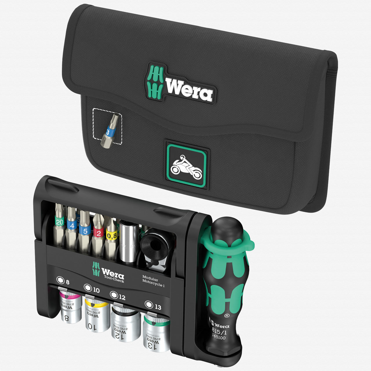 Wera 049035 Tool - Check PLUS Motorcycle 1, 40 Pieces - WR049035 - KC Tool