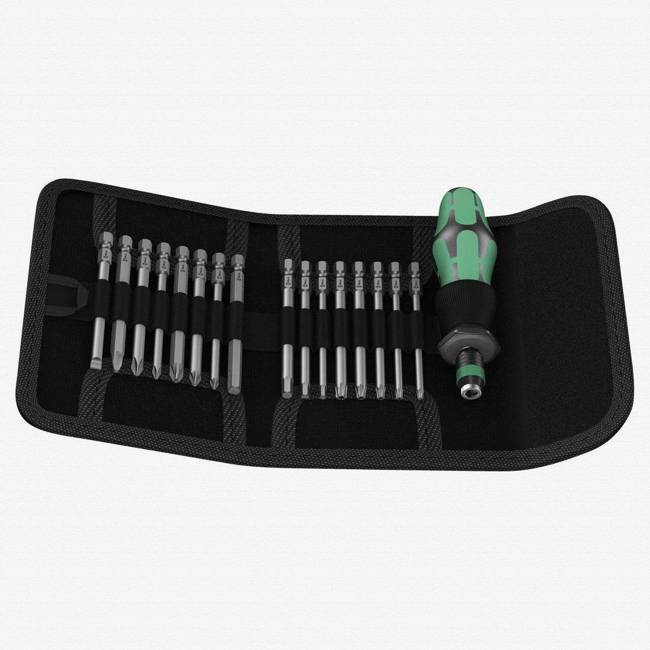 Wera 051042 Kraftform Kompakt 60 SAE Pouch Set - WR051042 - KC Tool