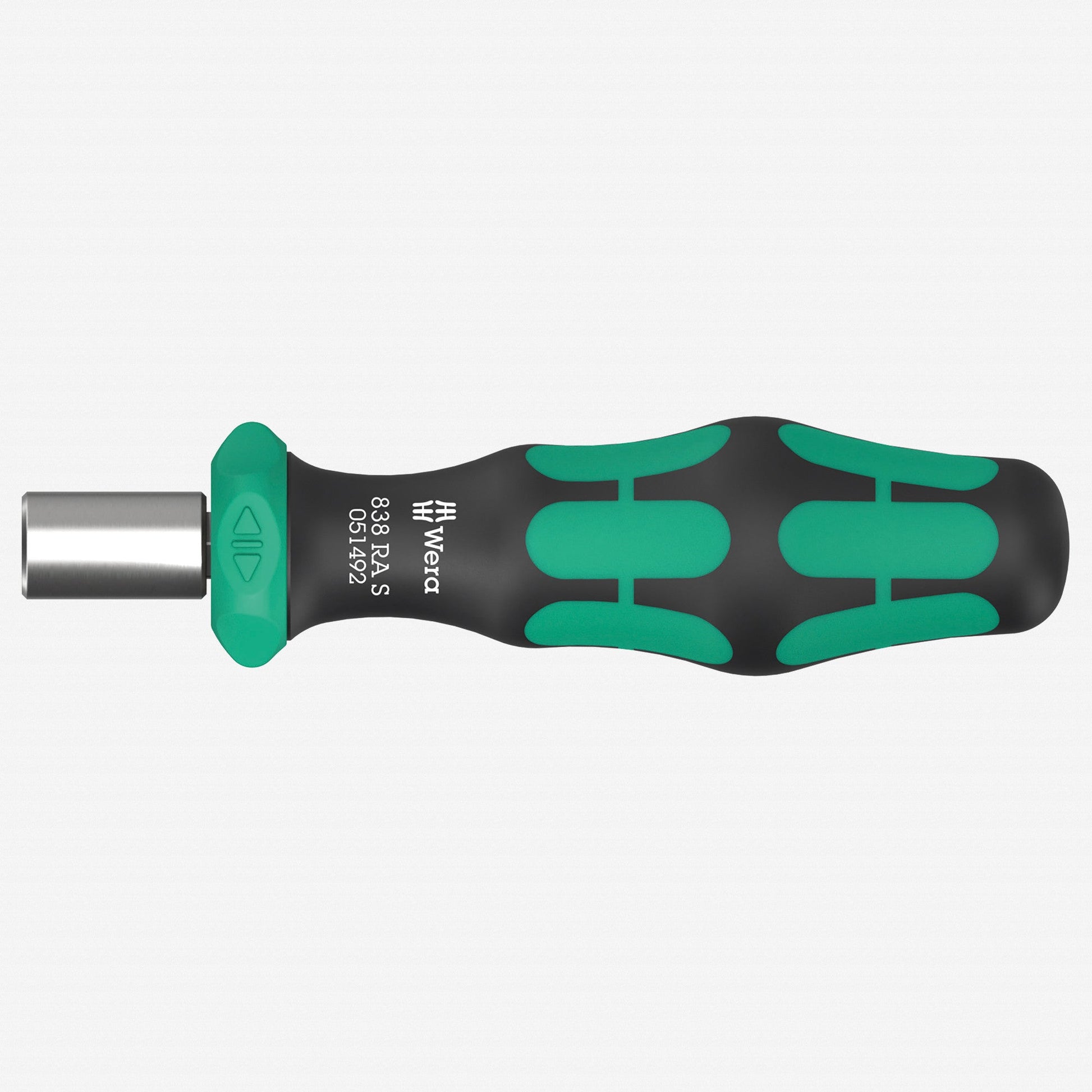 Wera 051492 838 RA S Bitholding Screwdriver, Ratchet Functionality, 1/4" Internal Hex Drive - WR051492 - KC Tool