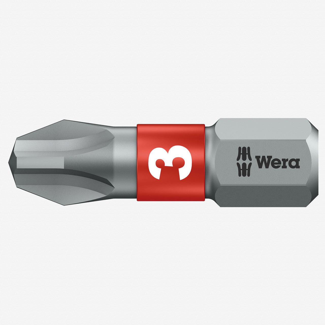 Wera 056424 3 x 25mm Phillips BiTorsion Bit - WR056424 - KC Tool