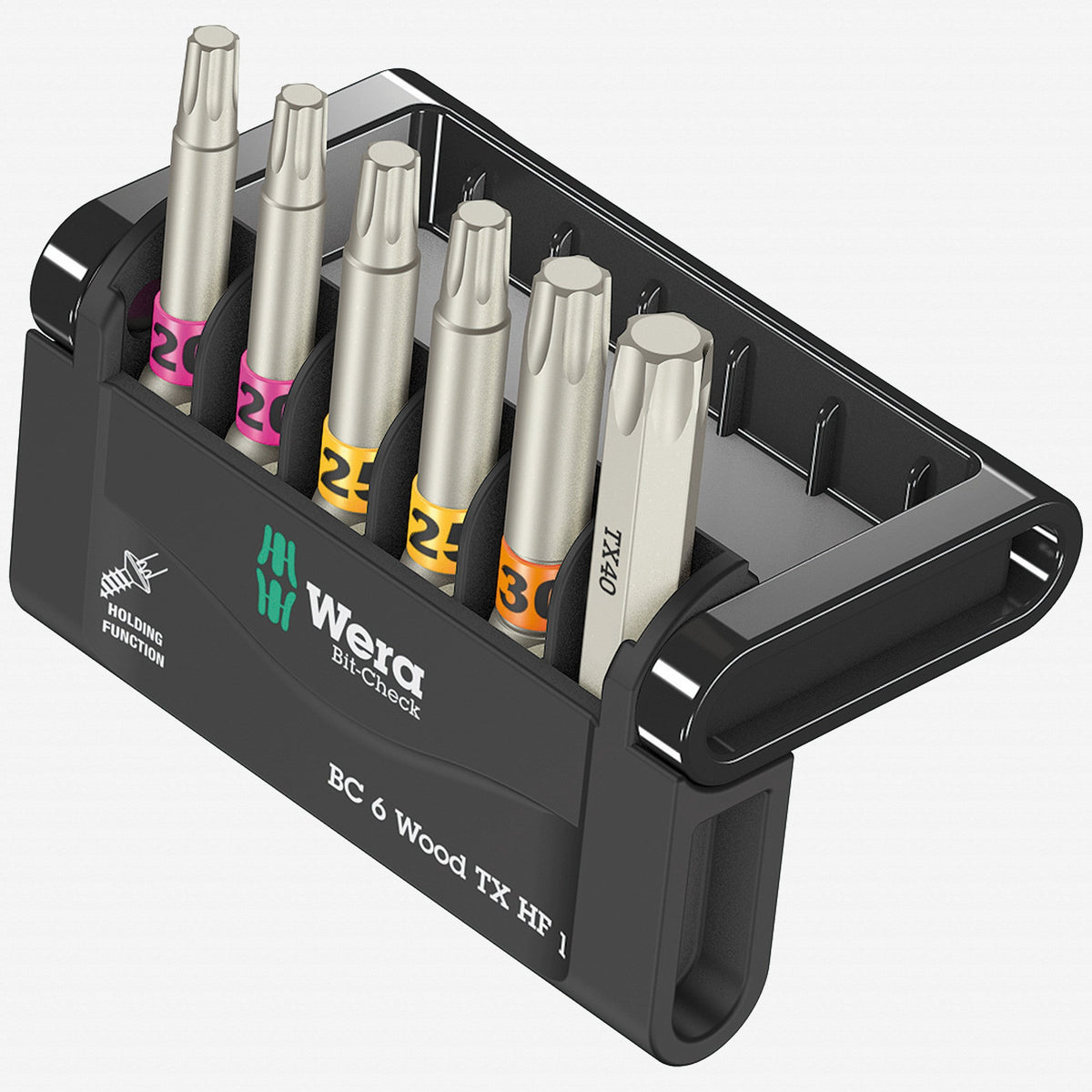 Wera 056470 Bit-Check 6 Wood, TORX® with Holding Function, 6 Pieces - WR056470 - KC Tool