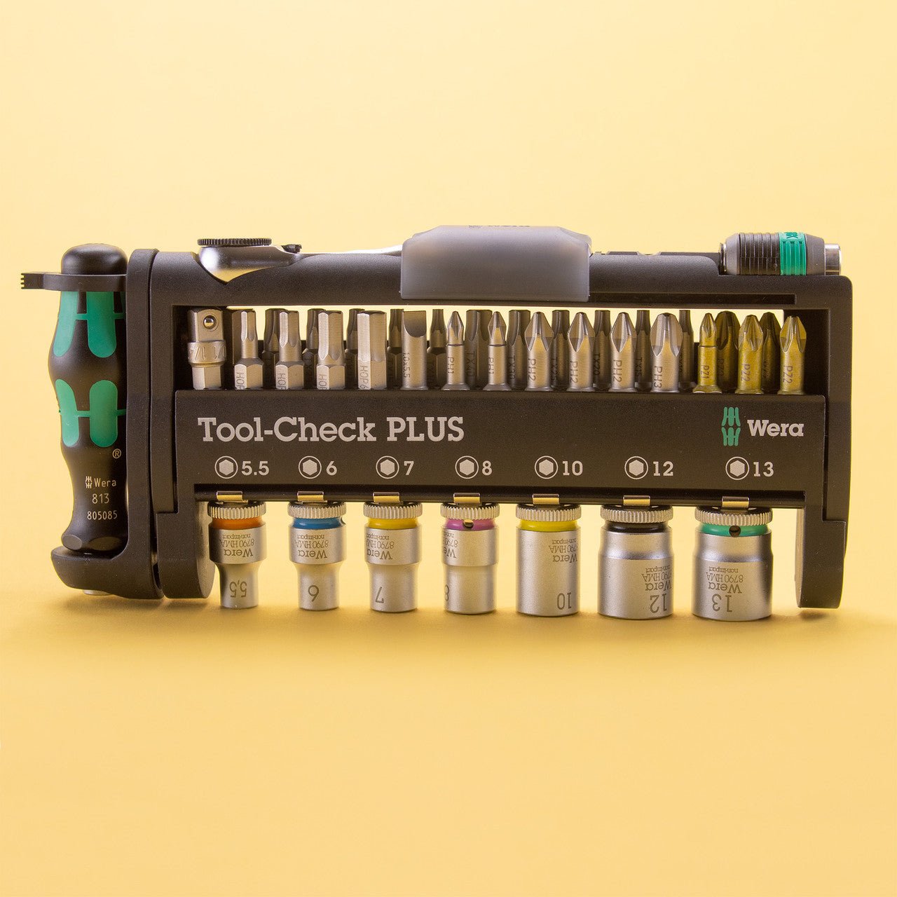 Wera 056490 Tool - Check Plus Bit Ratchet Set with Sockets - Metric - WR056490 - KC Tool
