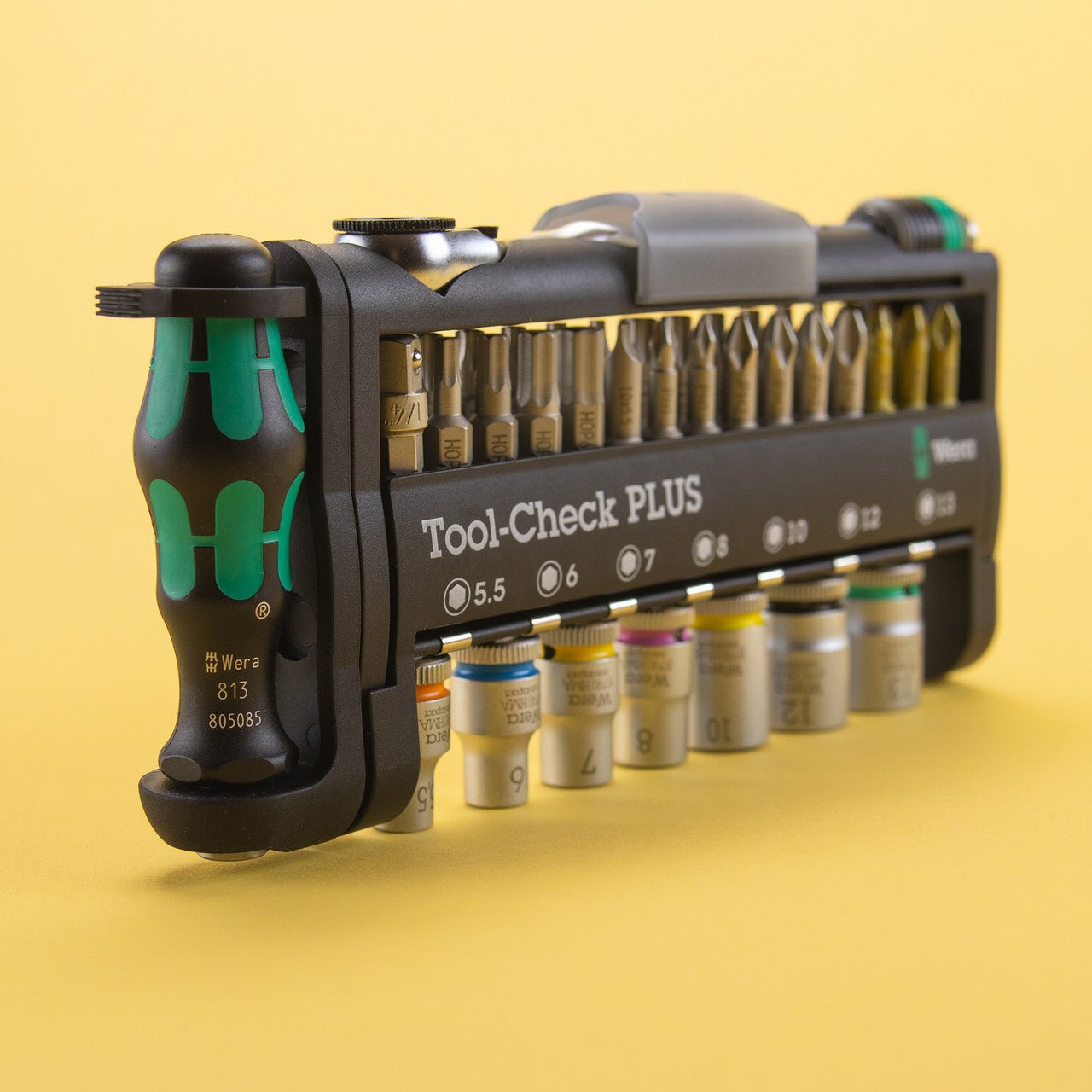 Wera 056490 Tool - Check Plus Bit Ratchet Set with Sockets - Metric - WR056490 - KC Tool