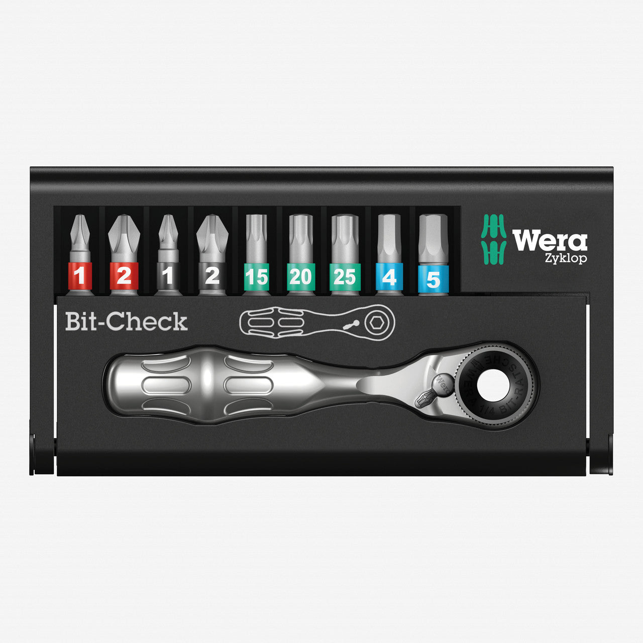 Wera 057418 Bit-Check 10 Zyklop Mini BiTorsion 1 - WR057418 - KC Tool