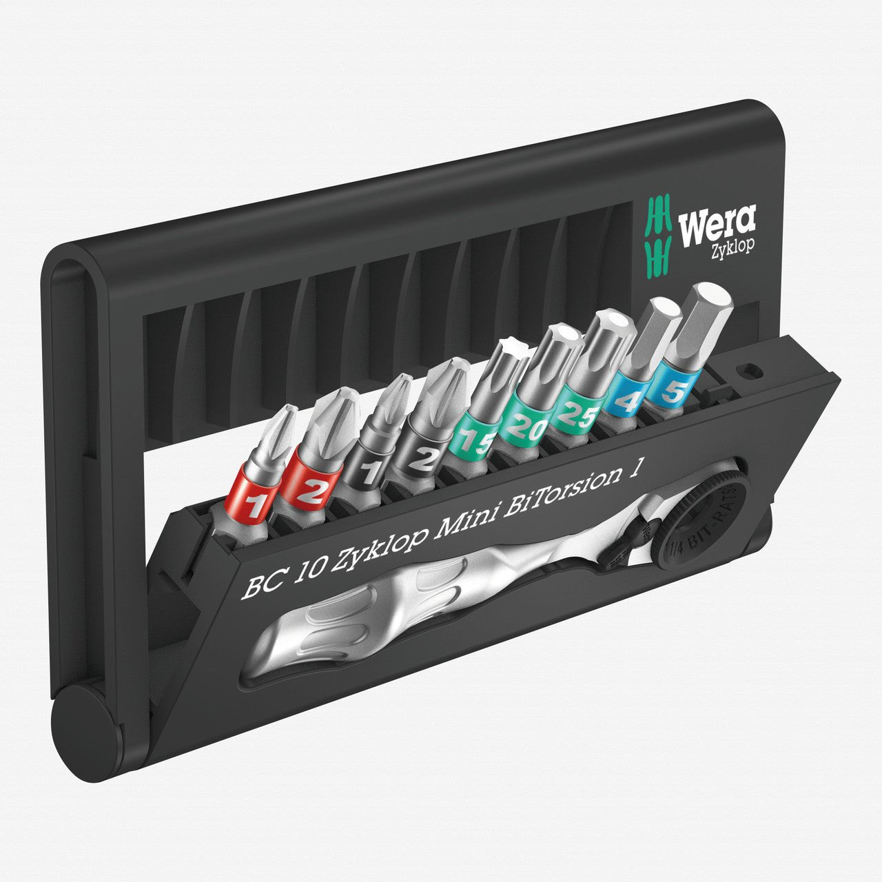 Wera 057418 Bit-Check 10 Zyklop Mini BiTorsion 1 - WR057418 - KC Tool
