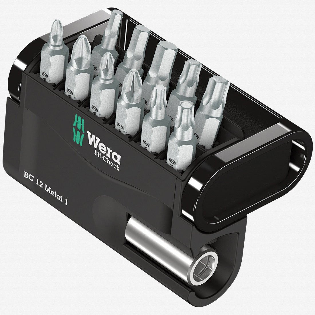 Wera 057424 Bit - Check 12 Metal 1 - PH, PZ, TX and Hex Insert Bit Set - WR057424 - KC Tool