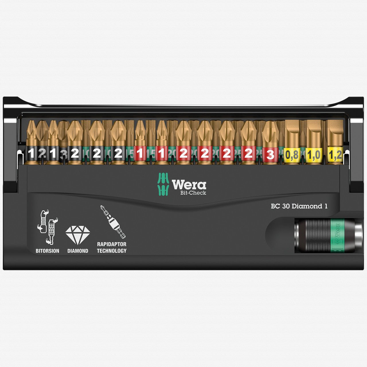 Wera 057431 Bit - Check 30 Diamond 1 Bit Set - WR057431 - KC Tool