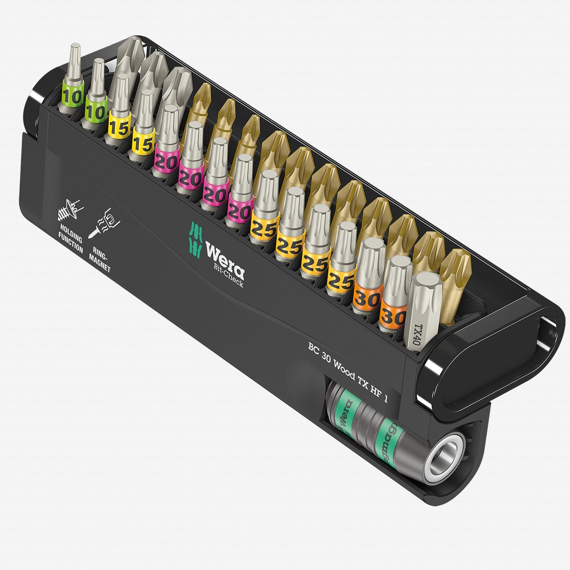Wera 057437 Bit-Check 30 Wood TX HF 1 SB, 30 Pieces - WR057437 - KC Tool