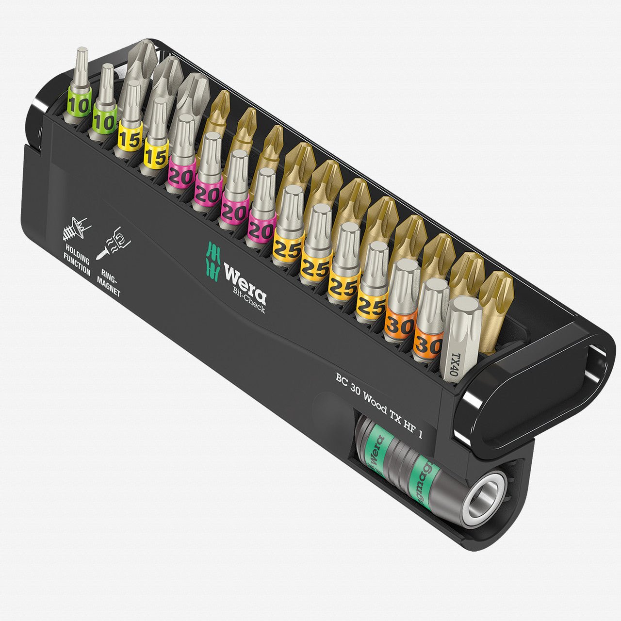 Wera 057437 Bit - Check 30 Wood TX HF 1 SB, 30 Pieces - WR057437 - KC Tool