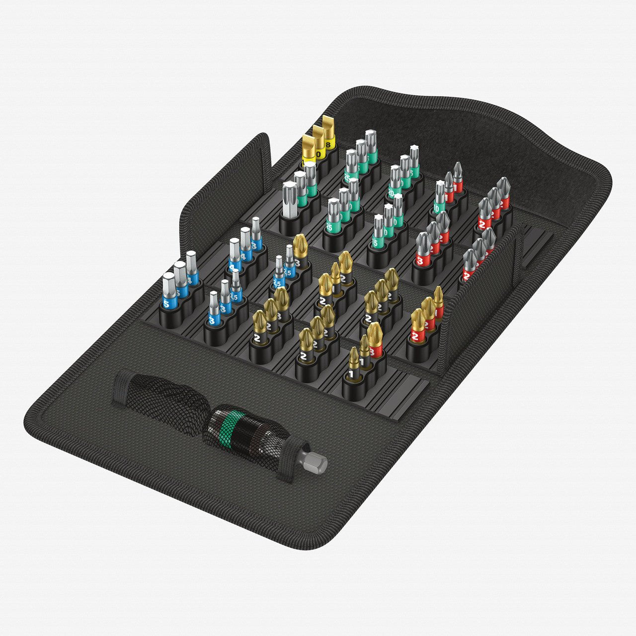 Wera 057441 Bit-Safe 61 BiTorsion 1 Insert Bit Set - WR057441 - KC Tool