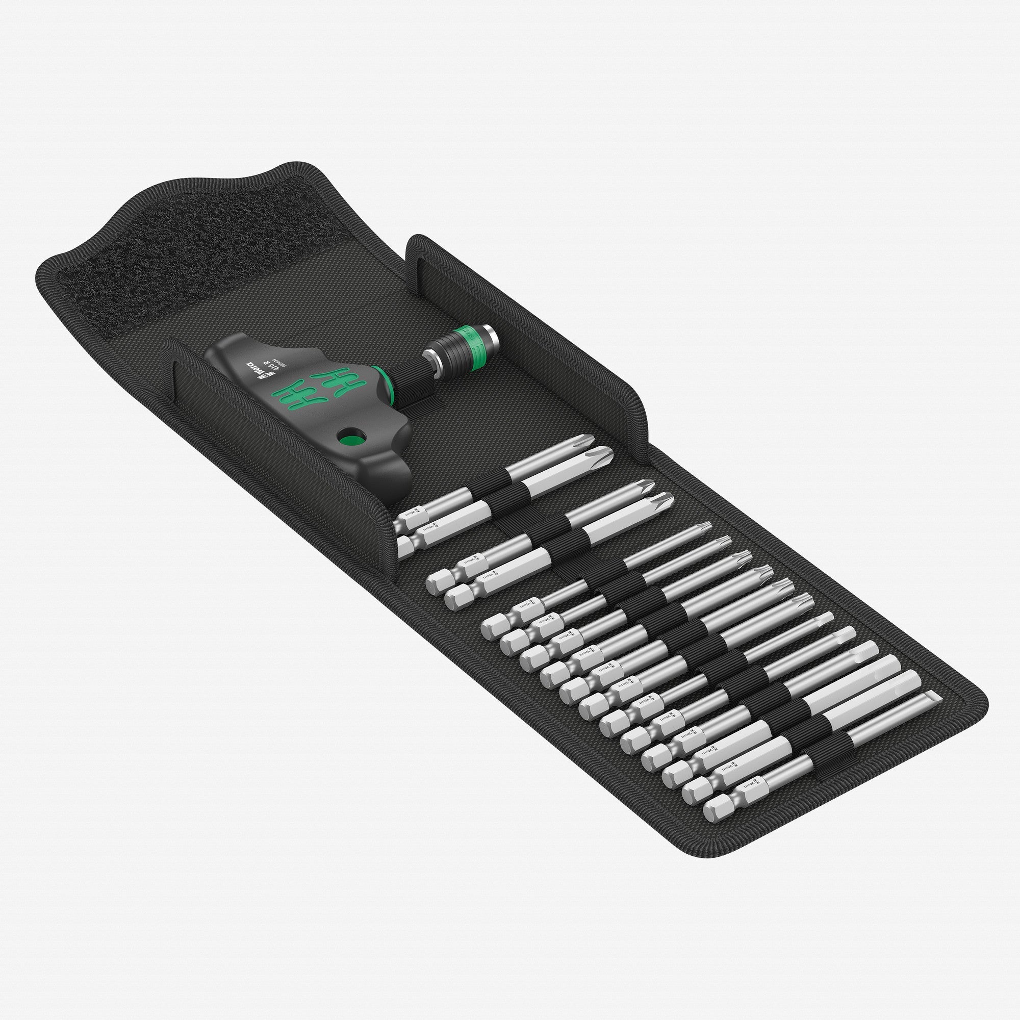Wera 057470 T-Handle with Rapidaptor Blade Set, 17 Pieces - WR057470 - KC Tool