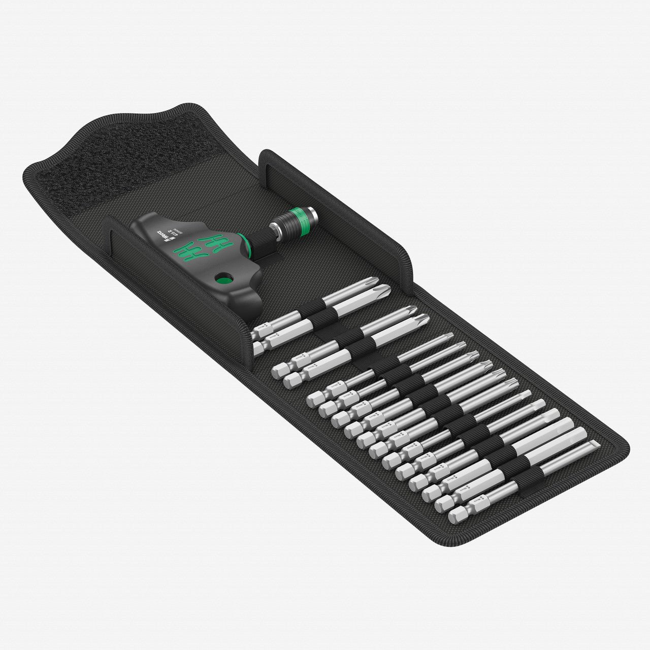 Wera 057470 T - Handle with Rapidaptor Blade Set, 17 Pieces - WR057470 - KC Tool