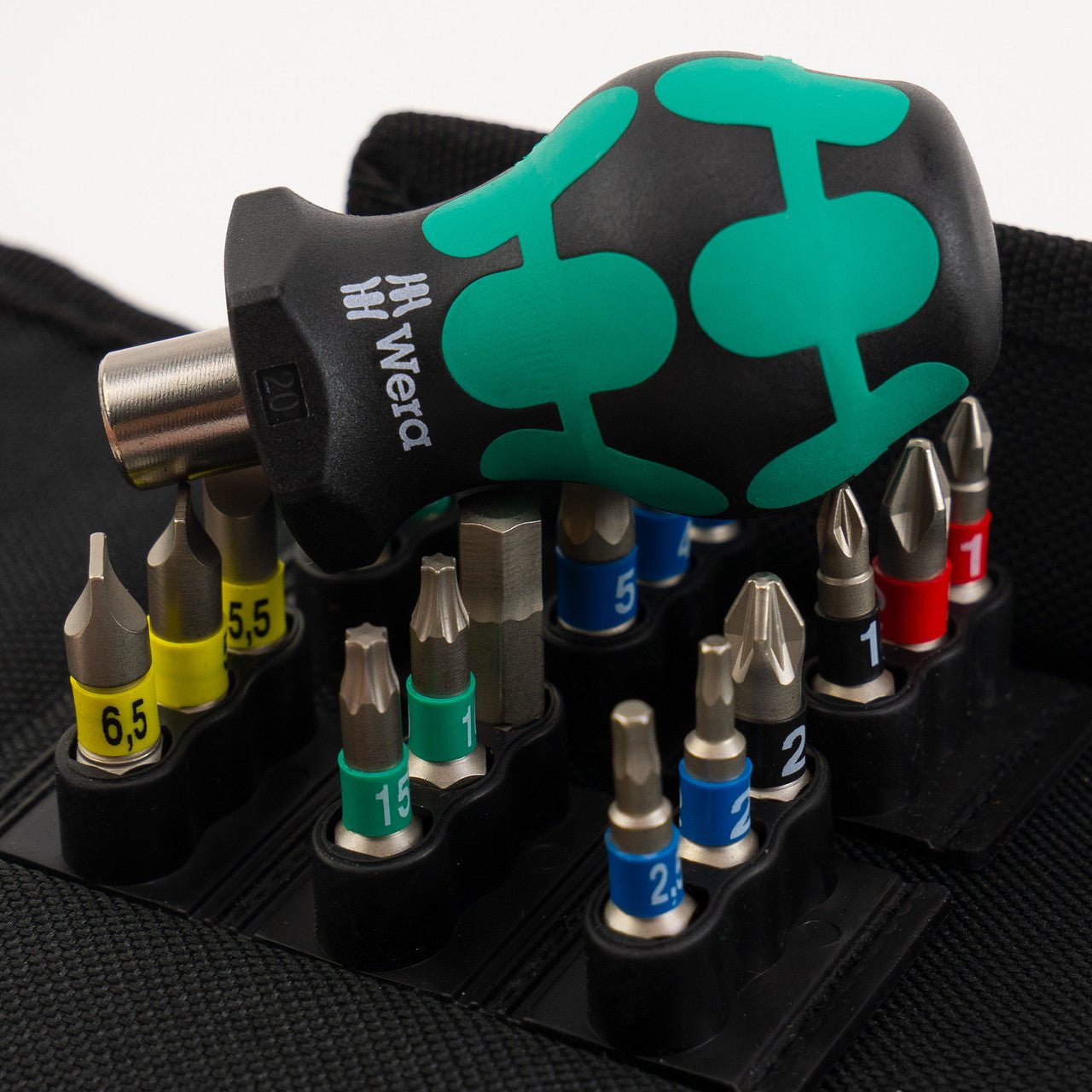 Wera 057471 Stubby Bit Holder Set 1, 19 Pieces - WR057471 - KC Tool
