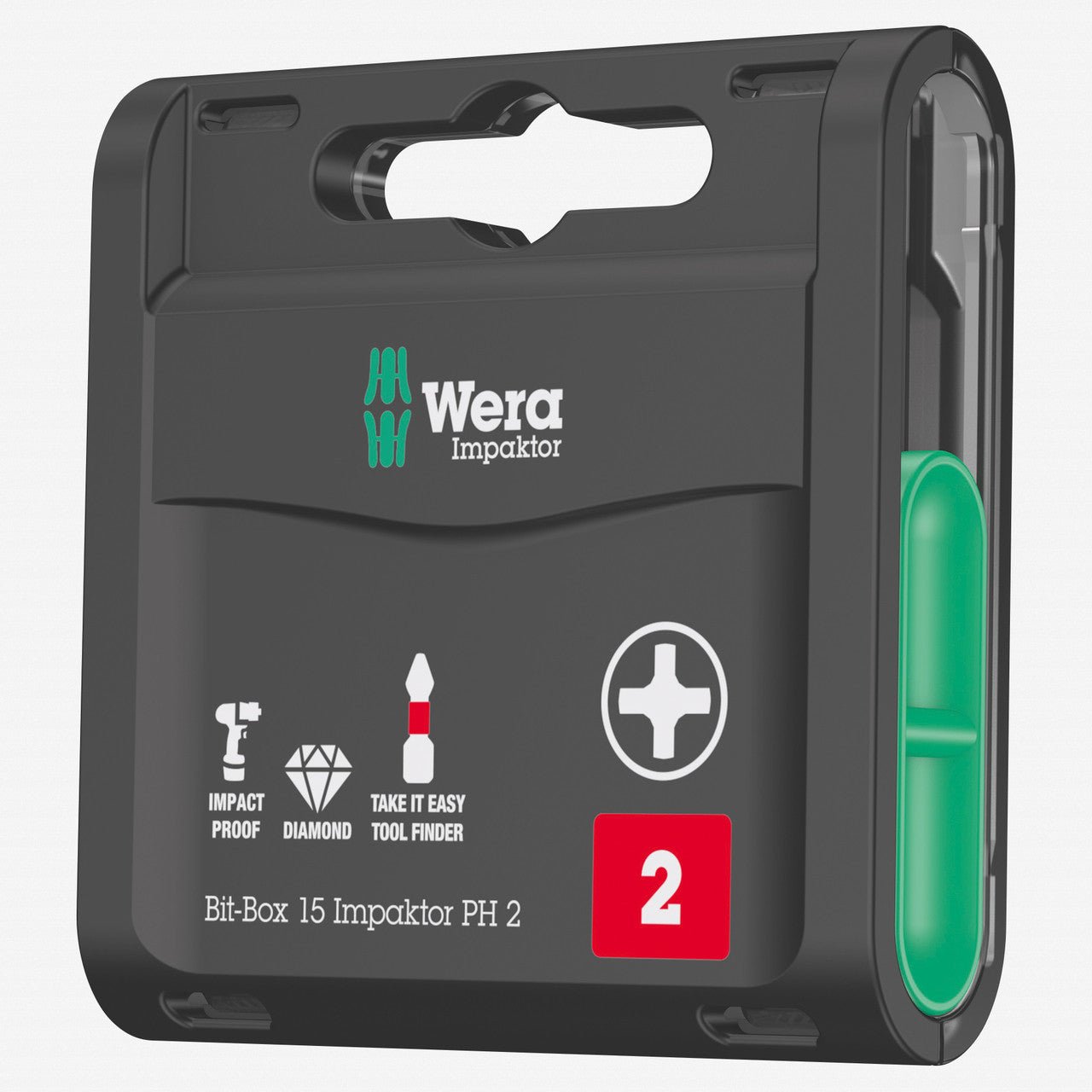 Wera 057752 Bit - Box 15 Impaktor PH Phillips 2 - WR057752 - KC Tool