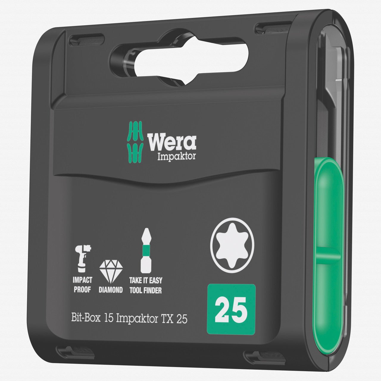Wera 057775 Bit - Box 15 Impaktor TX Torx T25 - WR057775 - KC Tool