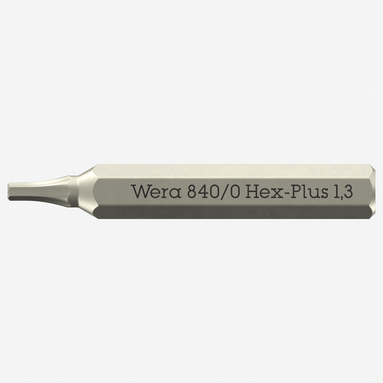 Wera 058109 Micro Bit for 1.3 mm Inside Hex Screws, 4 mm Hex Drive - WR058109 - KC Tool