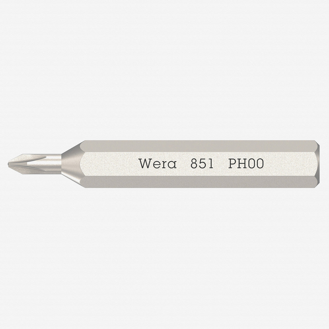 Wera 058120 Micro Bit for Phillips Screws, PH00 x 30 mm, 4 mm Hex Drive - WR058120 - KC Tool