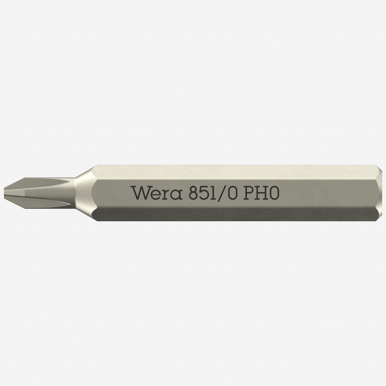 Wera 058121 Micro Bit for Phillips Screws, PH0 x 30 mm, 4 mm Hex Drive - WR058121 - KC Tool