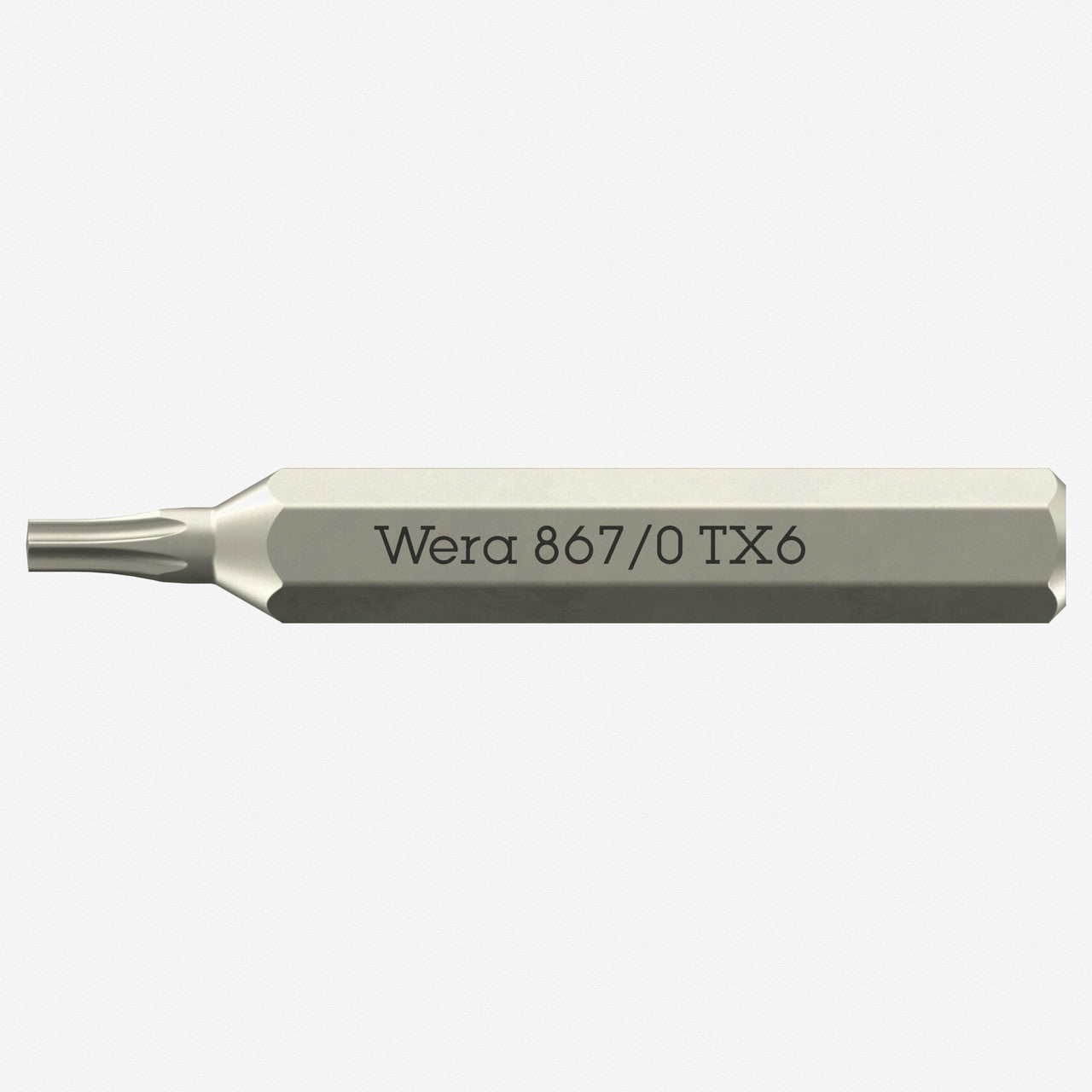 Wera 058131 Micro Bit for Torx Screws, T6 x 30mm, 4 mm Hex Drive - WR058131 - KC Tool