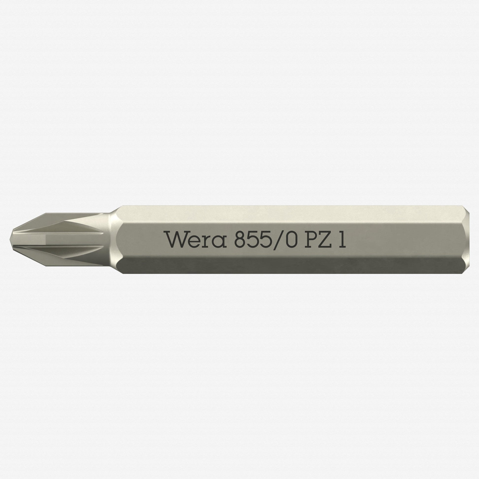 Wera 058141 Micro Bit for Pozidriv Screws, PZ1 x 30 mm, 4 mm Hex Drive - WR058141 - KC Tool