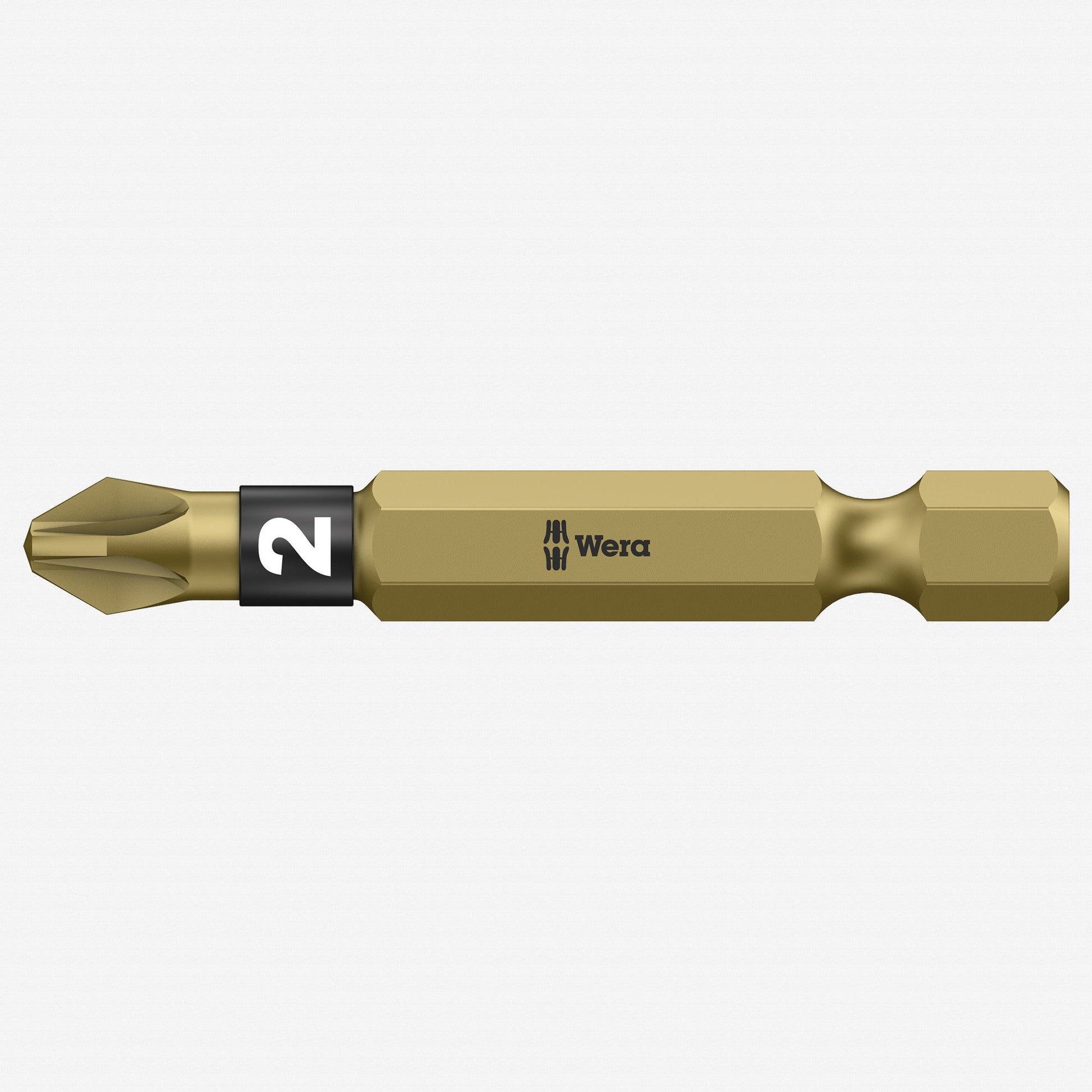 Wera 059902 2 x 50mm Pozidriv BiTorsion Diamond Coated Power Bit - WR059902 - KC Tool