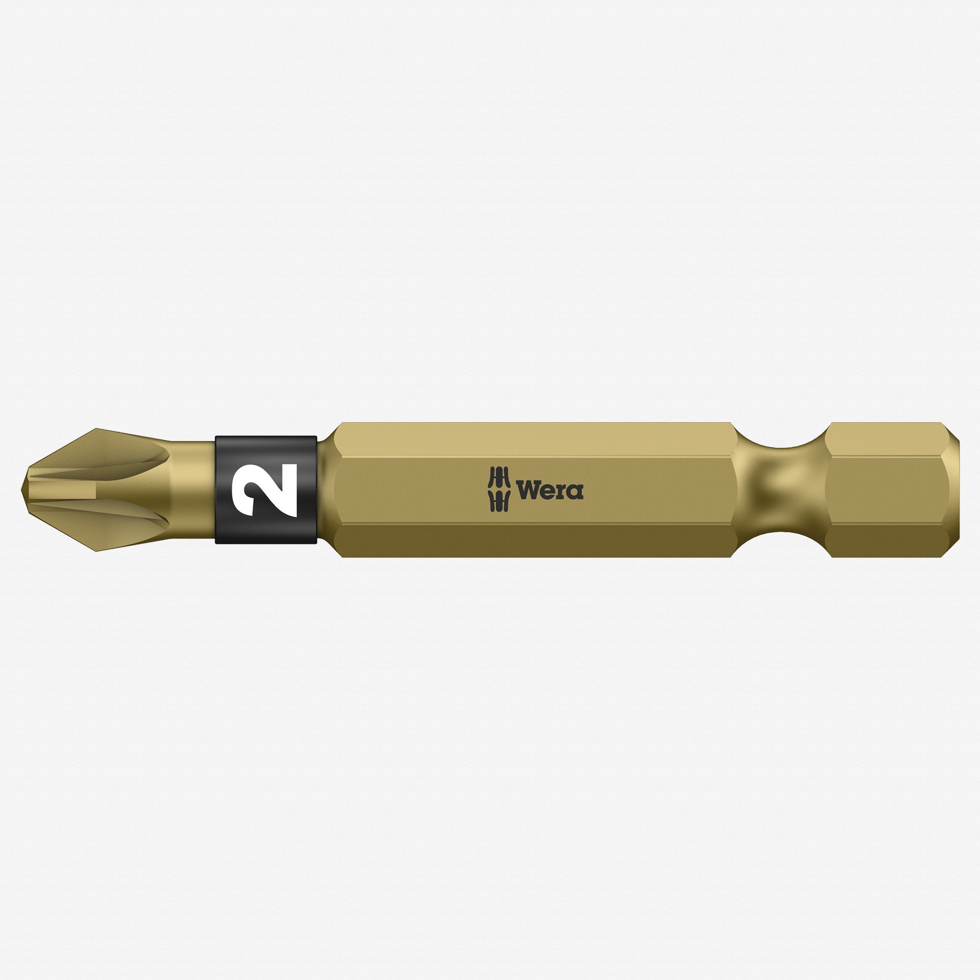 Wera 059902 2 x 50mm Pozidriv BiTorsion Diamond Coated Power Bit - WR059902 - KC Tool