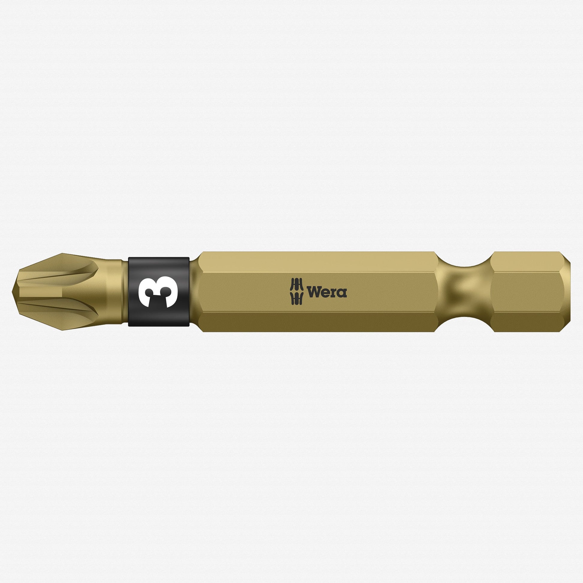 Wera 059904 3 x 50mm Pozidriv BiTorsion Diamond Coated Power Bit - WR059904 - KC Tool