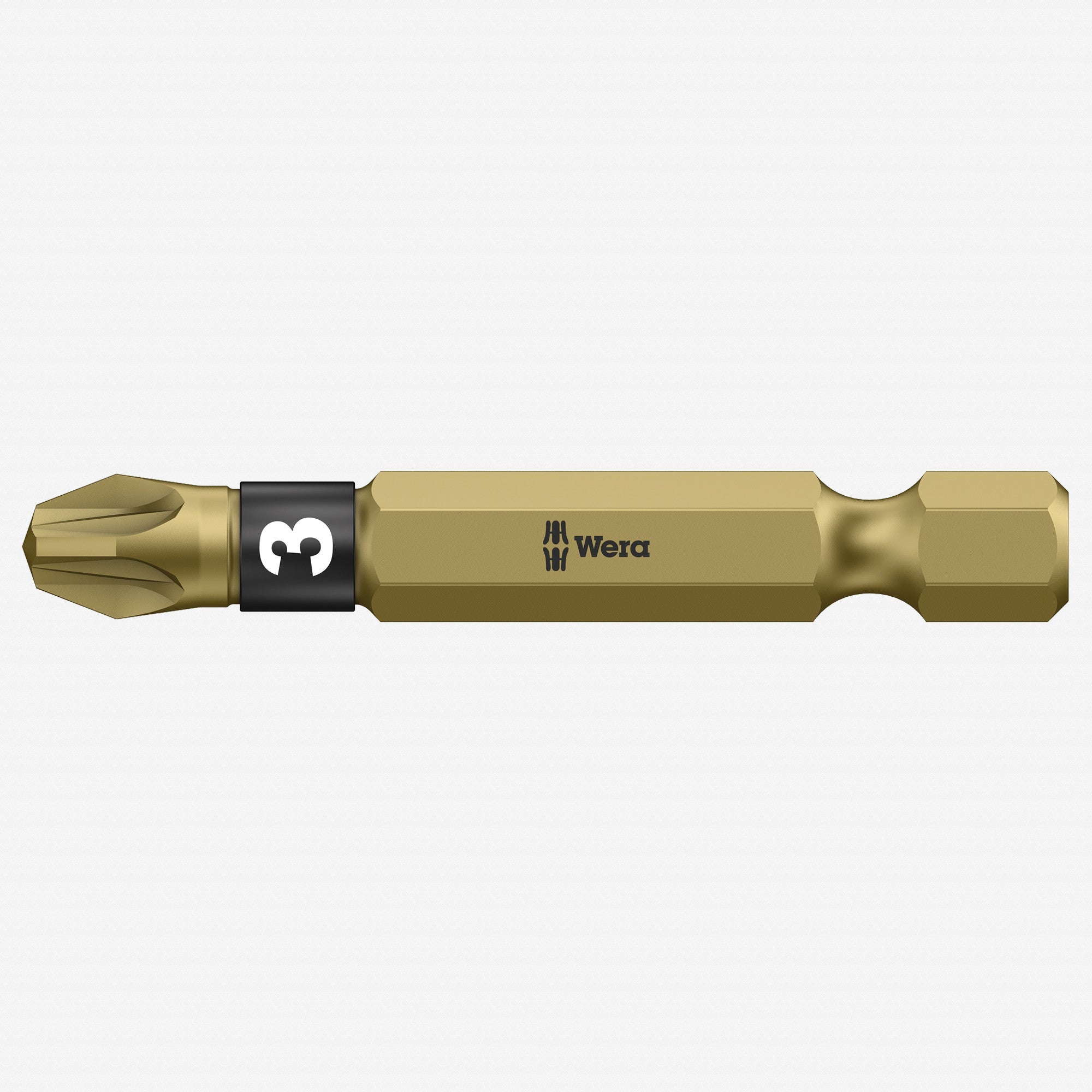 Wera 059904 3 x 50mm Pozidriv BiTorsion Diamond Coated Power Bit - WR059904 - KC Tool