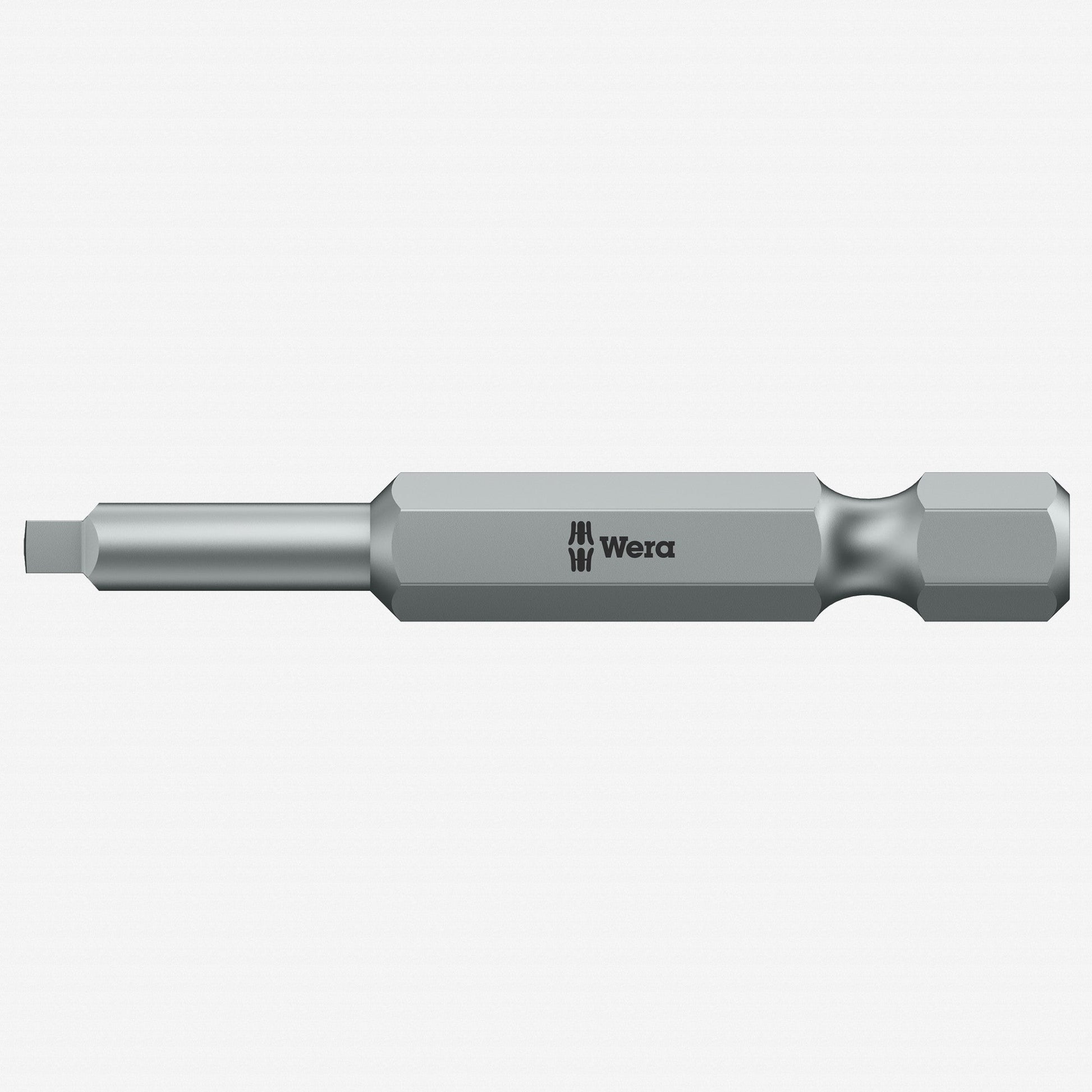 Wera 060147 1 x 50mm Square BiTorsion Power Bit - WR060147 - KC Tool