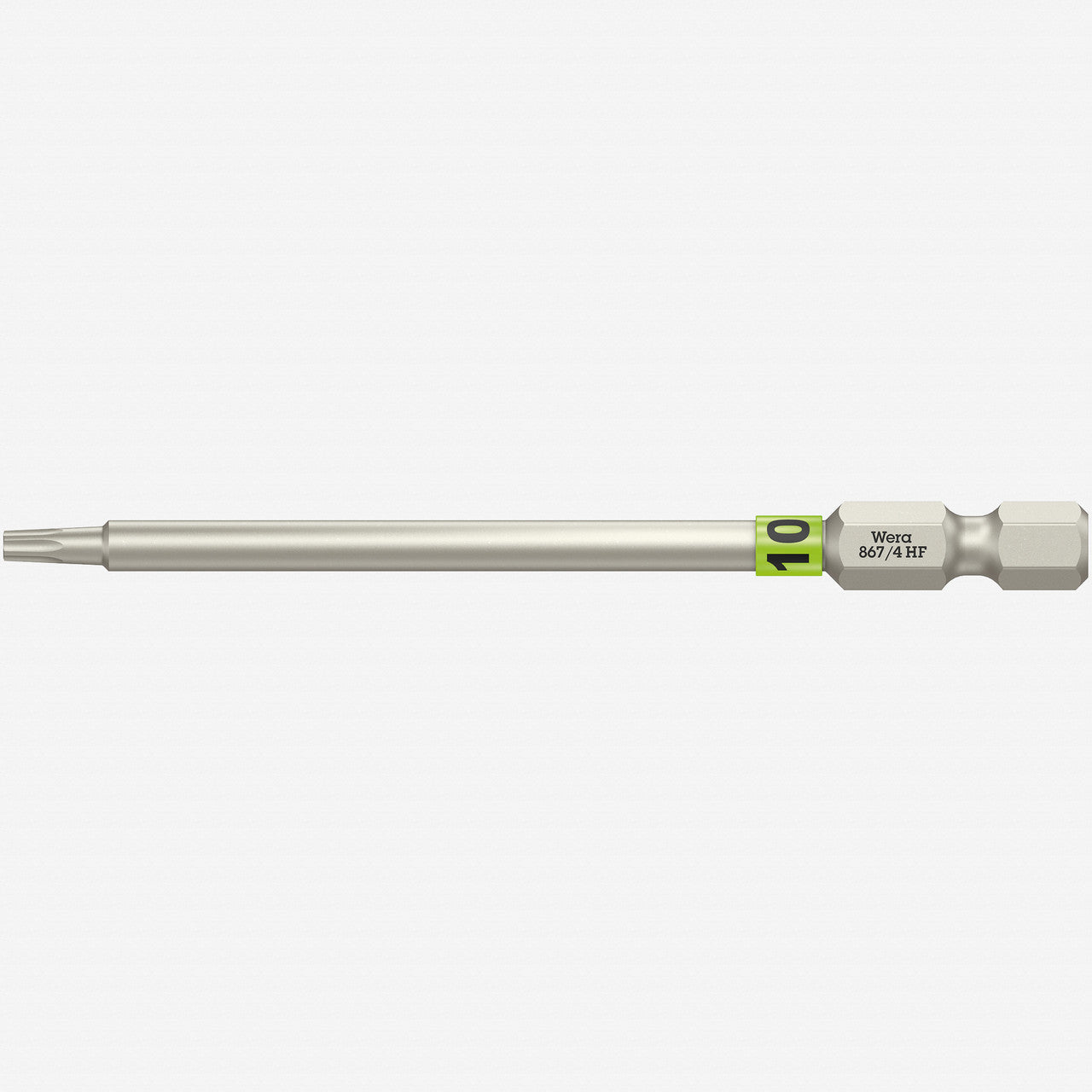 Wera 060512 Torx HF Bit, T10 x 89mm - WR060512 - KC Tool