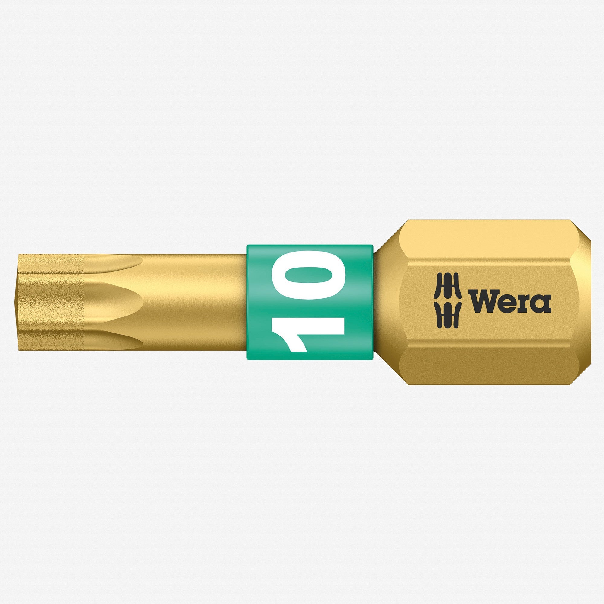 Wera 066100 T10 x 25mm TORX® BiTorsion Diamond Coated Bit - WR066100 - KC Tool