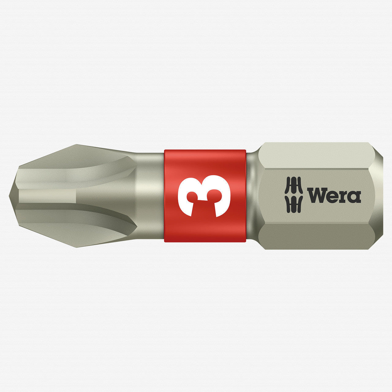 Wera 071012 3 x 25mm Stainless Steel Phillips Torsion Insert Bit - WR071012 - KC Tool