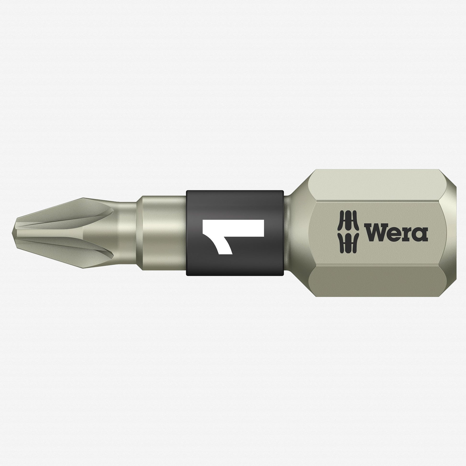 Wera 071020 1 x 25mm Stainless Steel Pozidriv Torsion Insert Bit - WR071020 - KC Tool