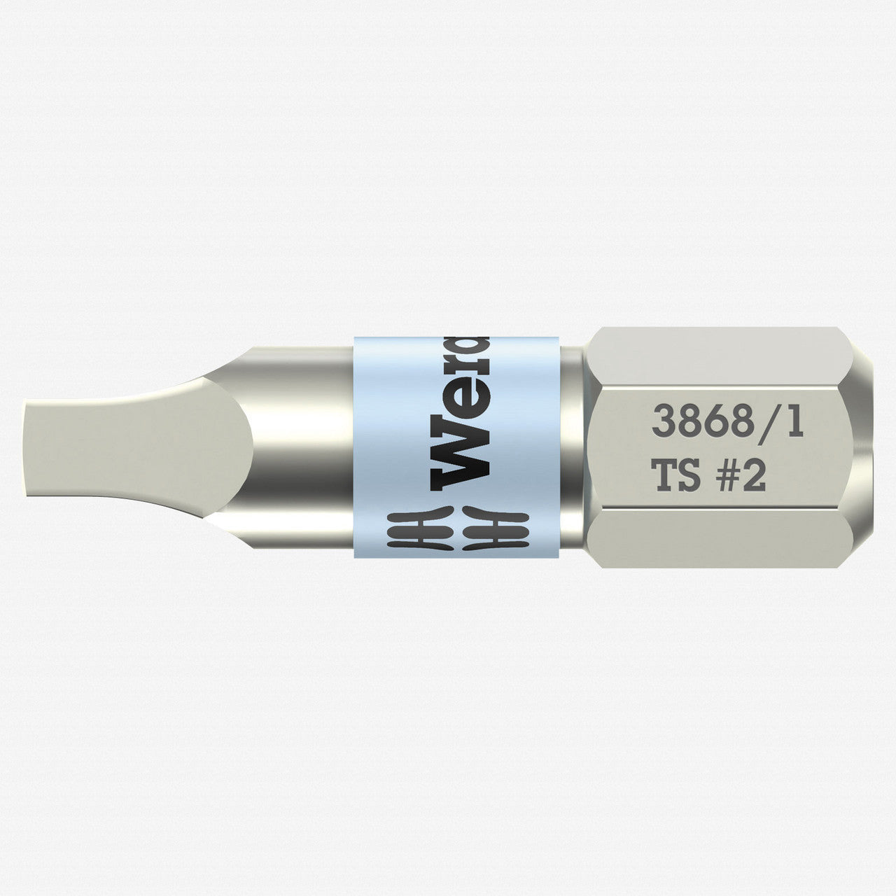 Wera 071025 2 x 25mm Stainless Steel Square Torsion Insert Bit - WR071025 - KC Tool