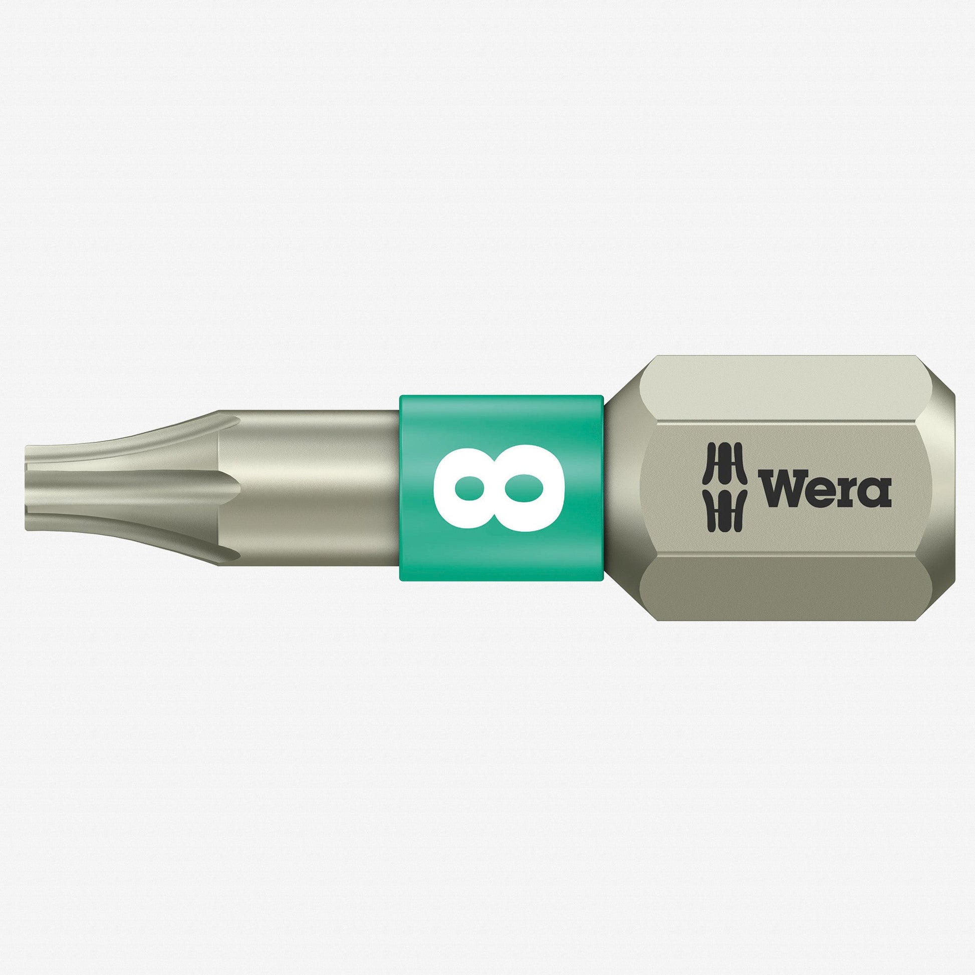 Wera 071030 T8 x 25mm Stainless Steel TORX® Torsion Insert Bit - WR071030 - KC Tool